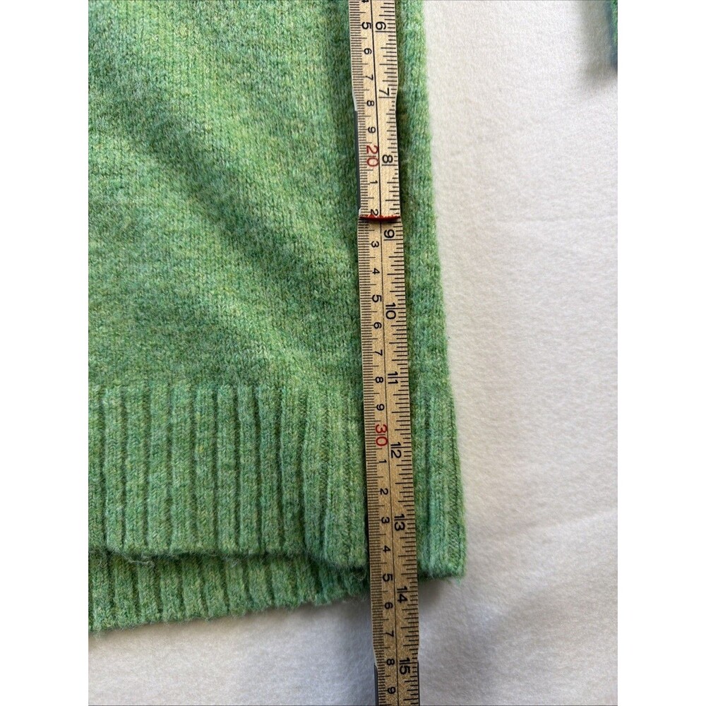 American Eagle Outfitters L Green Long Sleeve Sweater Crew Women Acrylic Blend - Picture 8 of 8